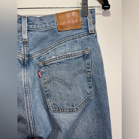 Levi's 501S Skinny Jeans Distressed Details Women's Size 26 - Picture 10 of 16